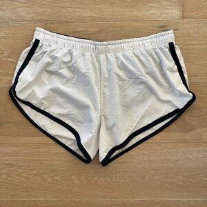 Rabbit Repeats 4” Jogging Shorts White Navy XL